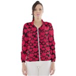 Valentines Day Hearts Pattern Love Red Women s Windbreaker