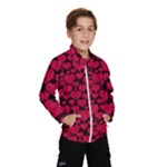 Valentines Day Hearts Pattern Love Red Kids  Windbreaker