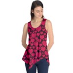 Valentines Day Hearts Pattern Love Red Sleeveless Tunic