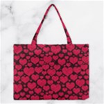 Valentines Day Hearts Pattern Love Red Medium Tote Bag