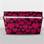 Valentines Day Hearts Pattern Love Red Handbag Organizer