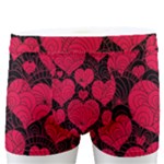 Valentines Day Hearts Pattern Love Red Men s Boxer Briefs