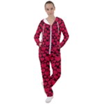 Valentines Day Hearts Pattern Love Red Women s Tracksuit