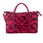 Valentines Day Hearts Pattern Love Red Carry-on Travel Shoulder Bag