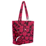 Valentines Day Hearts Pattern Love Red Everyday Shoulder Bag with Pouch Bag