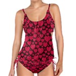 Valentines Day Hearts Pattern Love Red Tankini Set