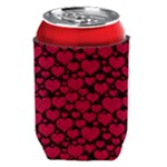 Valentines Day Hearts Pattern Love Red Can Holder