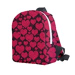 Valentines Day Hearts Pattern Love Red Kids  Age 2-4 Lightweight Preschool Backpack