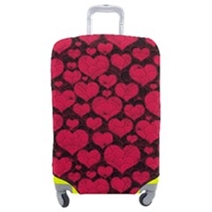 Valentines Day Hearts Pattern Love Red Luggage Cover (Medium) from ArtsNow.com