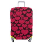 Valentines Day Hearts Pattern Love Red Luggage Cover (Medium)