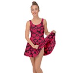 Valentines Day Hearts Pattern Love Red Inside Out Casual Dress