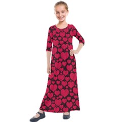 Kids  Quarter Sleeve Maxi Dress 