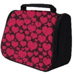 Valentines Day Hearts Pattern Love Red Full Print Travel Pouch (Big)