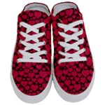 Valentines Day Hearts Pattern Love Red Half Slippers