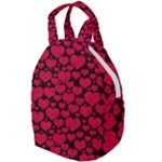 Valentines Day Hearts Pattern Love Red Travel Backpack