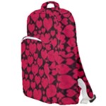 Valentines Day Hearts Pattern Love Red Double Compartment Backpack