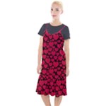 Valentines Day Hearts Pattern Love Red Camis Fishtail Dress