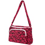 Valentines Day Hearts Pattern Love Red Front Pocket Crossbody Bag