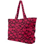 Valentines Day Hearts Pattern Love Red Simple Shoulder Bag