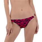 Valentines Day Hearts Pattern Love Red Ring Detail Bikini Bottoms