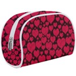 Valentines Day Hearts Pattern Love Red Make Up Case (Large)