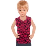 Valentines Day Hearts Pattern Love Red Kids  Sport Tank Top