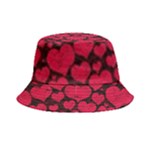 Valentines Day Hearts Pattern Love Red Bucket Hat