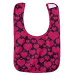 Valentines Day Hearts Pattern Love Red Baby Bib