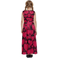 Kids  Satin Sleeveless Maxi Dress 