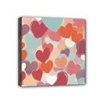 Valentines Day Hearts Romance Love Mini Canvas 4  x 4  (Stretched)