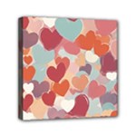 Valentines Day Hearts Romance Love Mini Canvas 6  x 6  (Stretched)