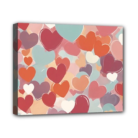 Valentines Day Hearts Romance Love Canvas 10  x 8  (Stretched) from ArtsNow.com