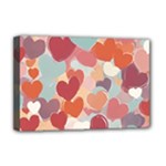 Valentines Day Hearts Romance Love Deluxe Canvas 18  x 12  (Stretched)