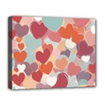 Valentines Day Hearts Romance Love Deluxe Canvas 20  x 16  (Stretched)