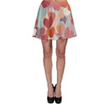 Valentines Day Hearts Romance Love Skater Skirt