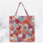 Valentines Day Hearts Romance Love Grocery Tote Bag