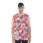 Valentines Day Hearts Romance Love Men s Basketball Tank Top