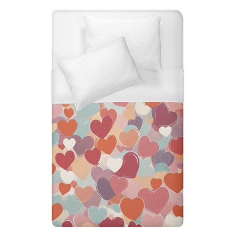 Valentines Day Hearts Romance Love Duvet Cover (Single Size) from ArtsNow.com