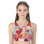 Valentines Day Hearts Romance Love Tank Bikini Top