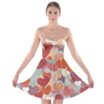 Valentines Day Hearts Romance Love Strapless Bra Top Dress