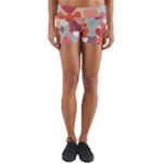 Valentines Day Hearts Romance Love Yoga Shorts