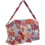 Valentines Day Hearts Romance Love Canvas Crossbody Bag