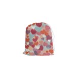 Valentines Day Hearts Romance Love Drawstring Pouch (XS)