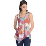 Valentines Day Hearts Romance Love Sleeveless Tunic