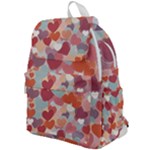 Valentines Day Hearts Romance Love Top Flap Backpack