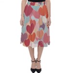 Valentines Day Hearts Romance Love Classic Midi Skirt