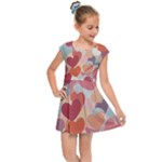 Valentines Day Hearts Romance Love Kids  Cap Sleeve Dress