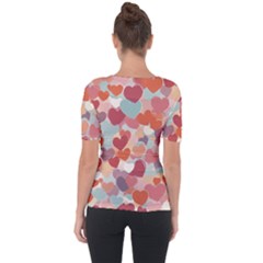 Shoulder Cut Out Short Sleeve Top 