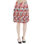 Valentines Day Hearts Romance Love Pleated Skirt