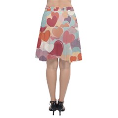 Chiffon Wrap Front Skirt 